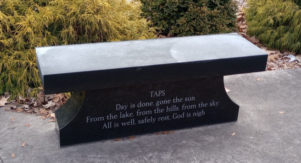 BENTON COUNTY VETERANS MEMORIAL BENCH A