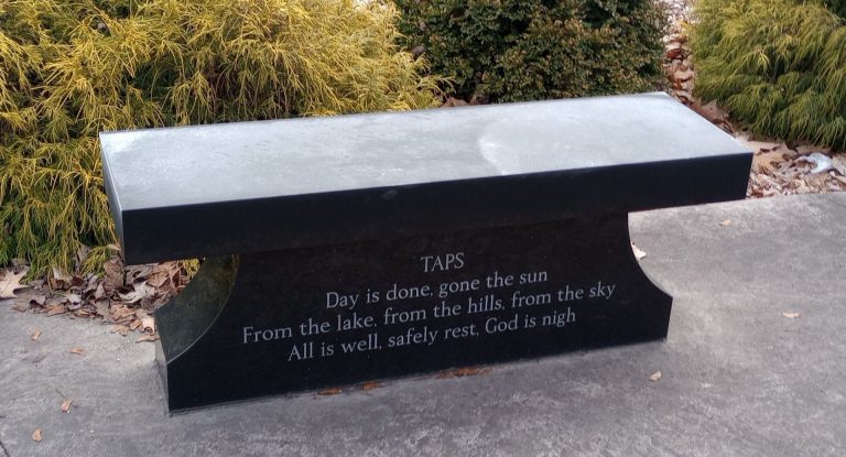 BENTON COUNTY VETERANS MEMORIAL BENCH A