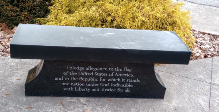 BENTON COUNTY VETERANS MEMORIAL BENCH B