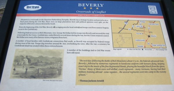 BEVERLY CROSSROADS OF CONFLICT WAR MEMORIAL PANEL