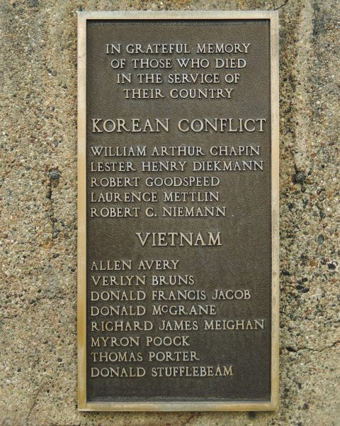 BREMER COUNTY KOREAN AND VIETNAM WAR MEMORIAL PLAQUE