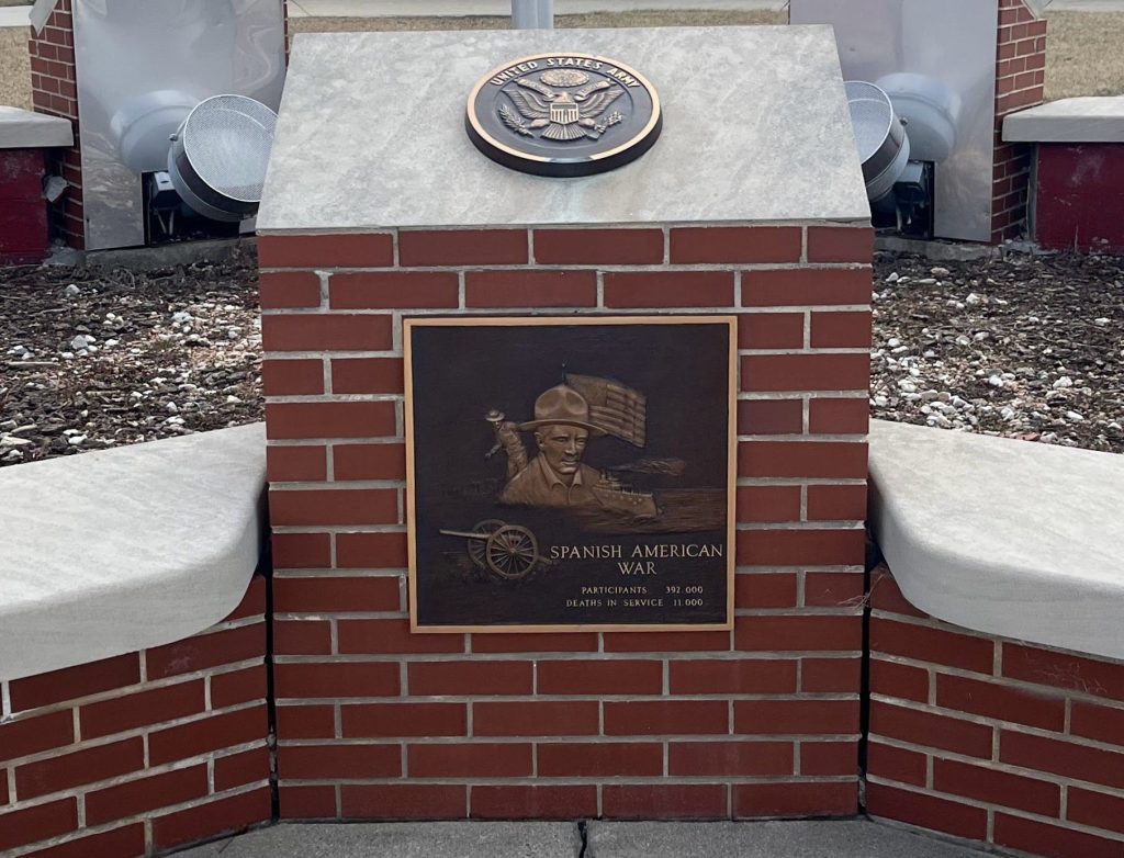 BROADVIEW WAR VETERANS MEMORIAL PLAQUE A