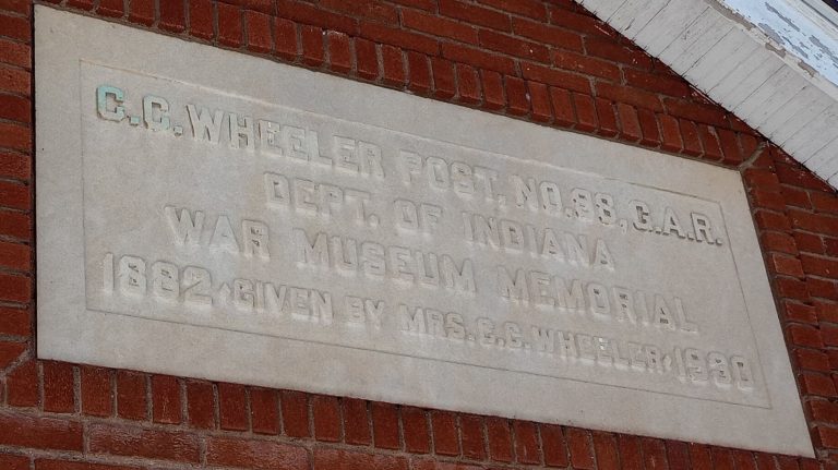 C.C. WHEELER POST. NO. 88, G.A.R. WAR MUSEUM MEMORIAL STONE