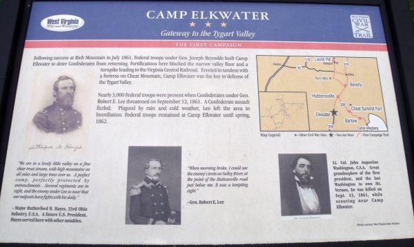 CAMP ELKWATER WAR MEMORIAL PANEL