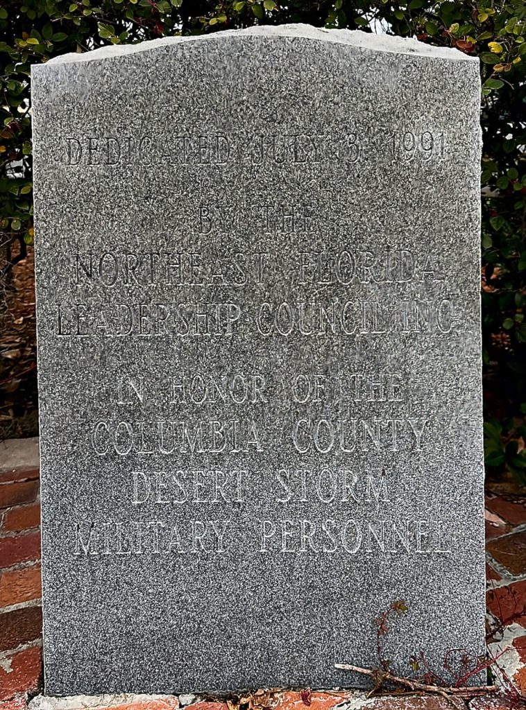 COLUMBIA COUNTY DESERT STORM WAR MEMORIAL