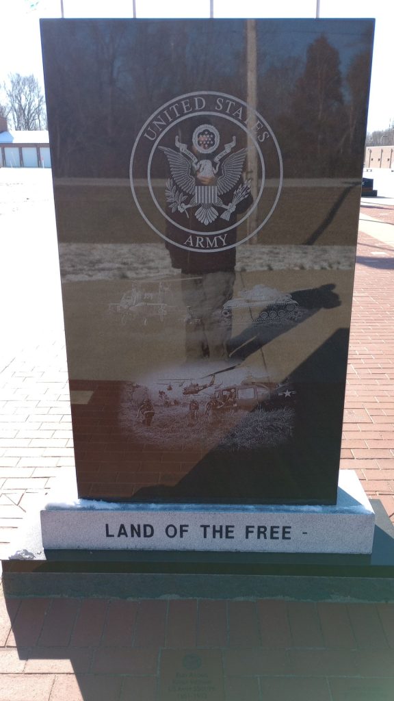 CRAWFORD COUNTY VETERANS MEMORIAL STONE F FRONT