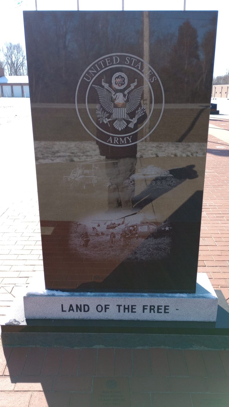 CRAWFORD COUNTY VETERANS MEMORIAL STONE F FRONT
