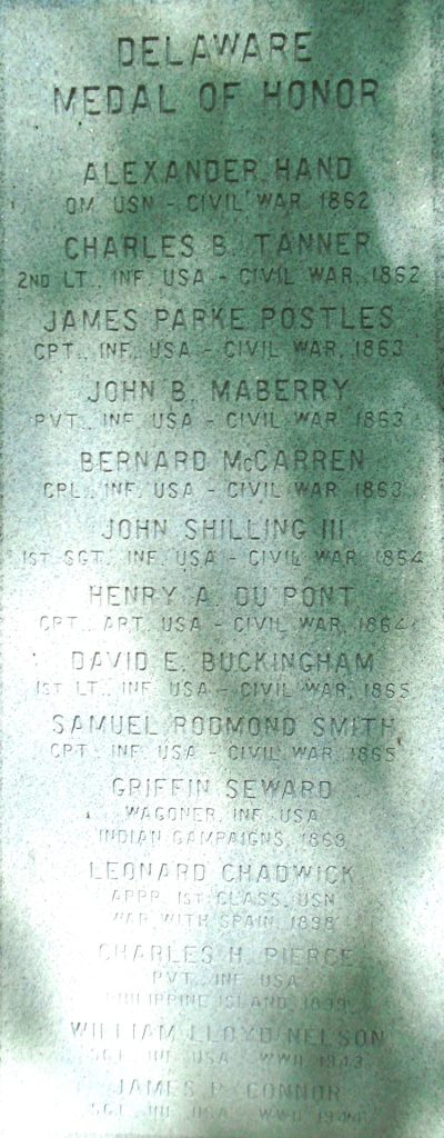 DELAWARE MEDAL OF HONOR WAR MEMORIAL STONE