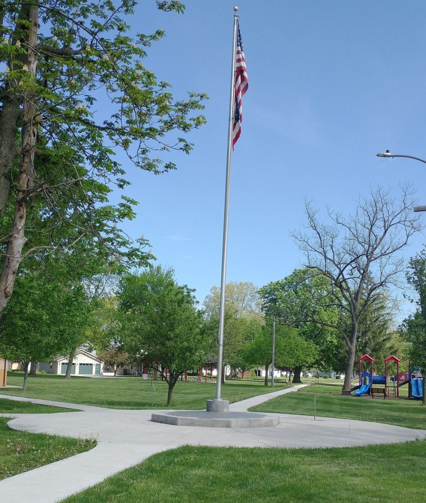 DESHLER WWI VETERANS MEMORIAL FLAGPOLE