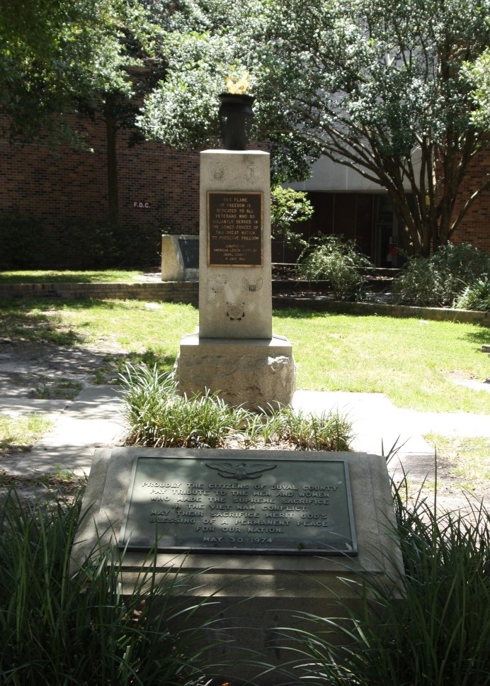 DUVAL COUNTY VIET NAM SUPREME SACRIFICE ETERNAL FLAME MEMORIAL