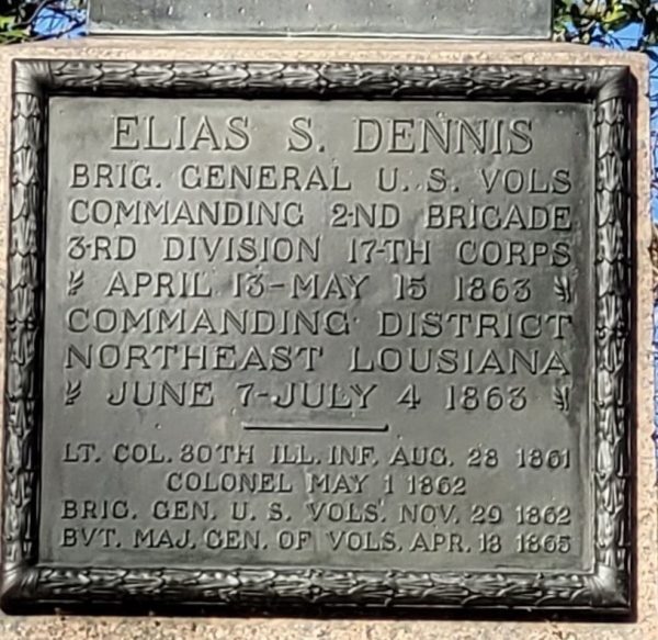 ELIAS S. DENNIS WAR MEMORIAL PLAQUE