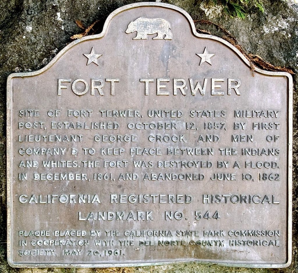 FORT TERWER MEMORIAL PLAQUE
