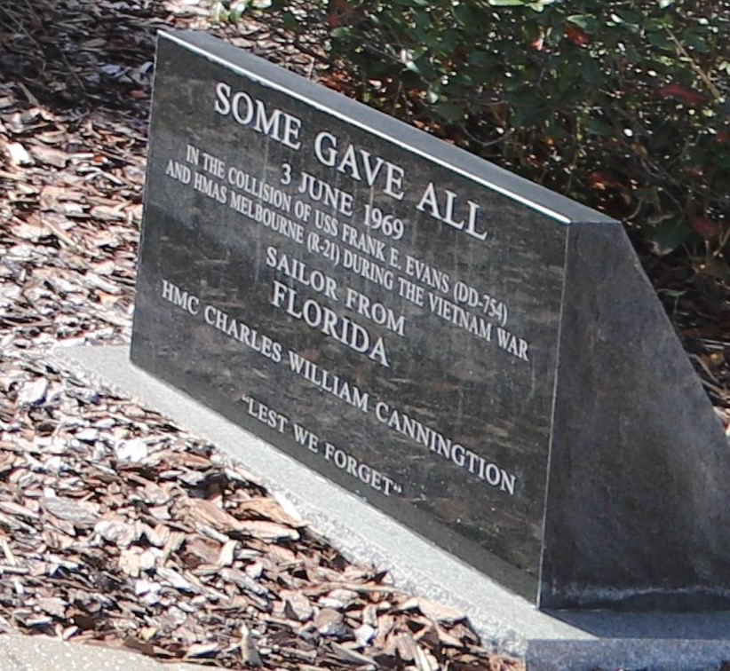HMC CHARLES WILLIAM CANNINGTON WAR MEMORIAL STONE