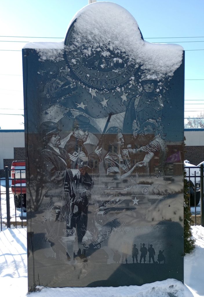 HANCOCK COUNTY VETERANS MEMORIAL STONE B