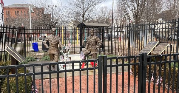 HEFFRON AND GUARNERE WAR MEMORIAL STATUES