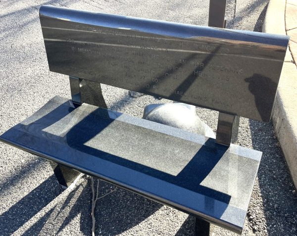 HUDSON COUNTY KOREAN WAR VETERANS MEMORIAL BENCH A