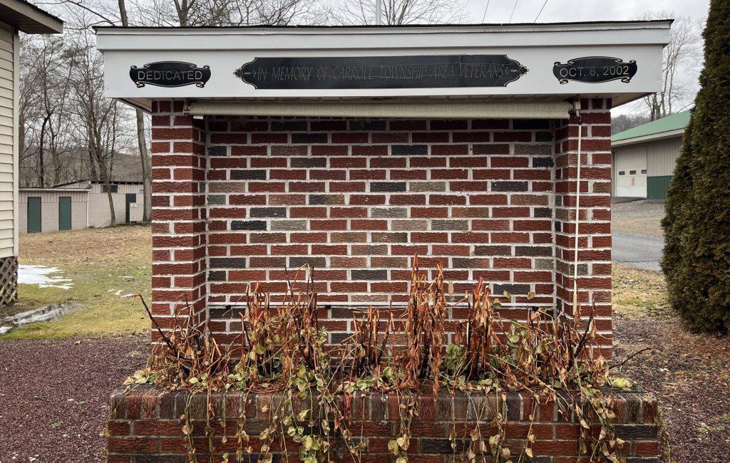 IN MEMORY OF CARROLL TOWNSHIP AREA VETERANS MEMORIAL