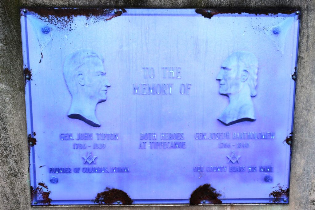 IN THE MEMORY OF HEROES OF TIPPECANOE MEMORIAL PLAQUE