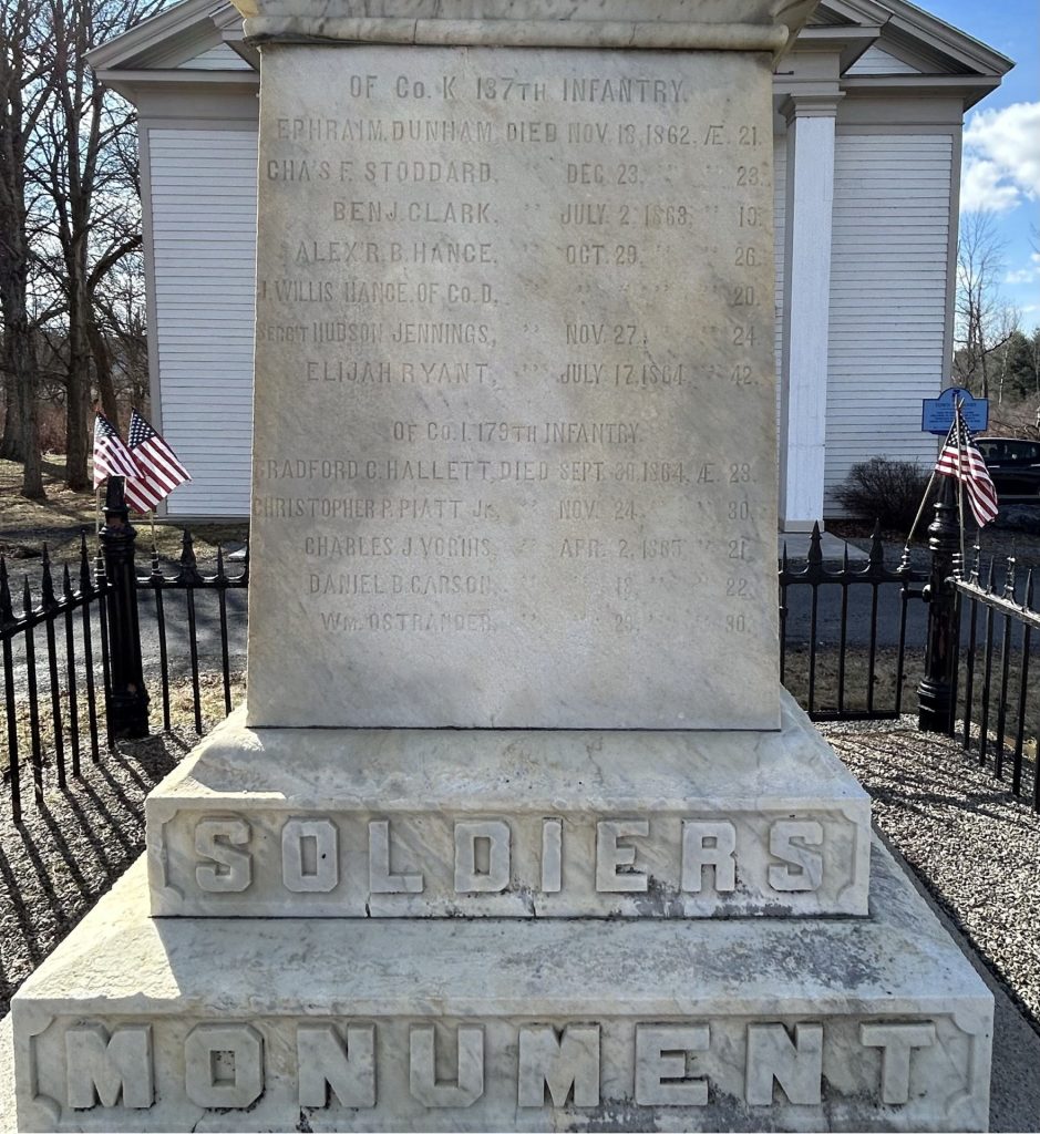 ITHACA SOLDIERS MONUMENT SIDE A