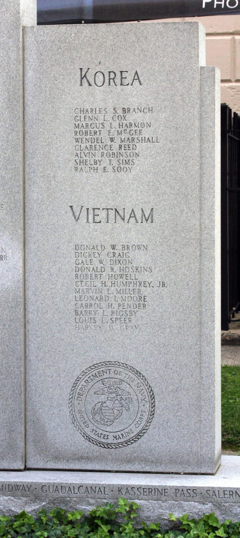JEFFERSON COUNTY, IN FALLEN COMRADES WAR MEMORIAL RIGHT STONE