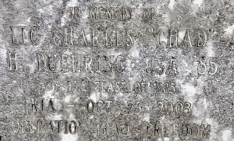 LTC CHARLES “CHAD” H. BUEHRING WAR MEMORIAL TREE STONE