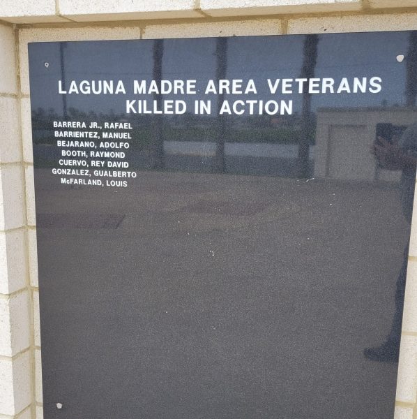 LAGUNA MADRE AREA VETERANS’ PARK WALLS OF HONOR PLAQUE E