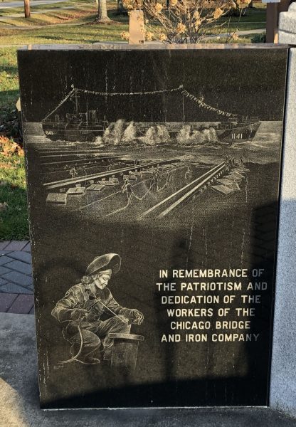 LANDING SHIP TANK MEMORIAL LEFT STONE