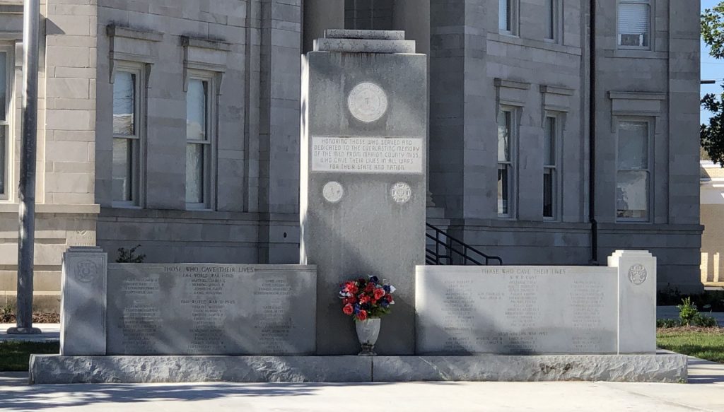 MARION COUNTY, MISS ALL WAR VETERANS MEMORIAL