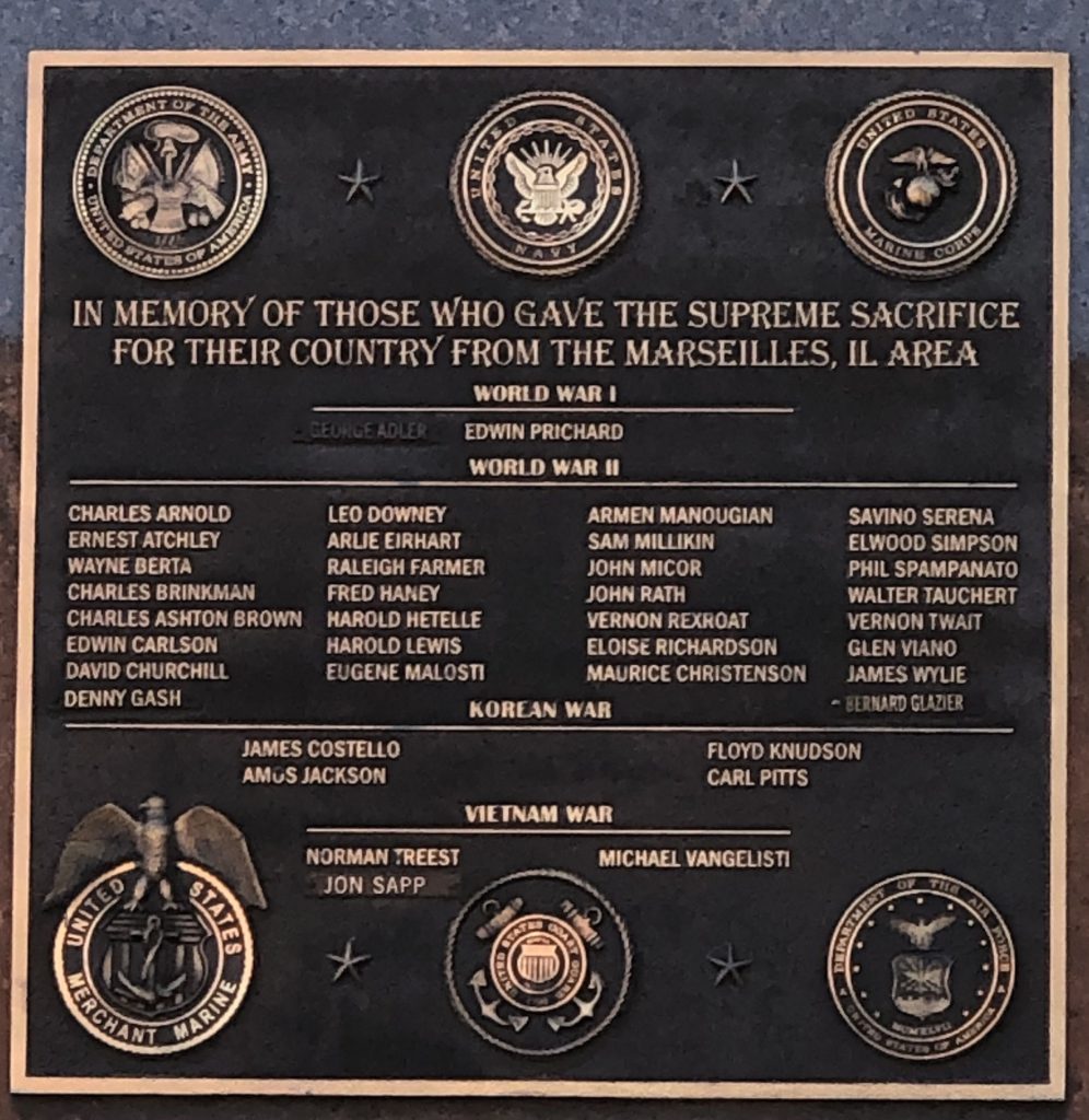 MARSEILLES SUPREME SACRIFICE VETERANS MEMORIAL