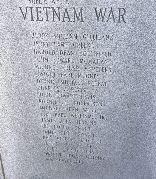 MCDOWELL COUNTY WAR VETERANS MEMORIAL STONE C