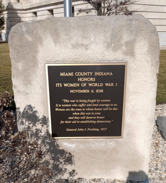 MIAMI COUNTY INDIANA WOMEN OF WORLD WAR I MEMORIAL