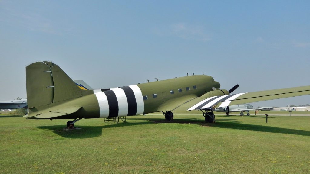MINOT DOUGLAS C-47 SKYTRAIN WAR MEMORIAL AIRCRAFT