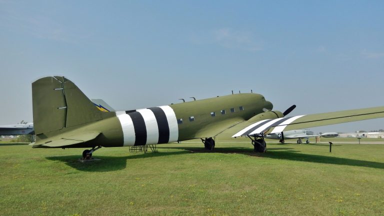 MINOT DOUGLAS C-47 SKYTRAIN WAR MEMORIAL AIRCRAFT