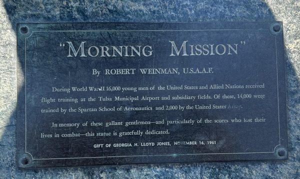 “MORNING MISSION” WAR MEMORIAL PLAQUE