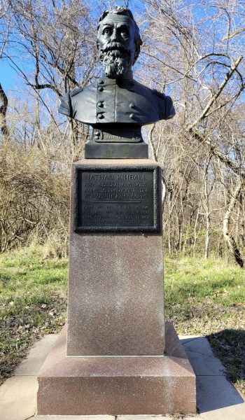 NATHAN KIMBALL WAR MEMORIAL BUST