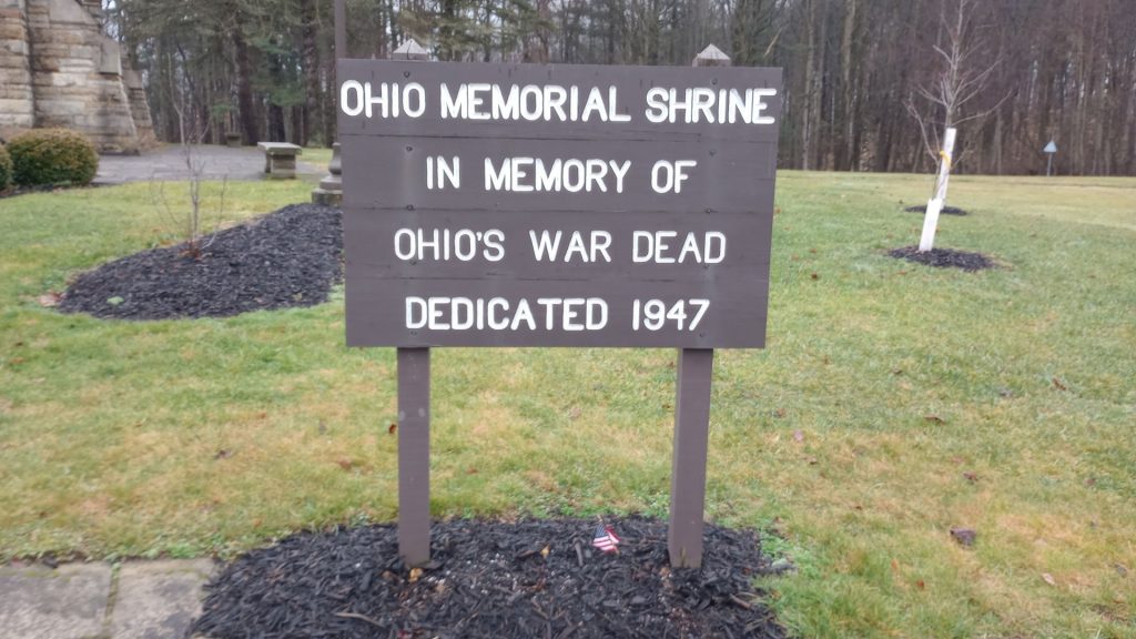 OHIO MEMORIAL SHRINE MARKER