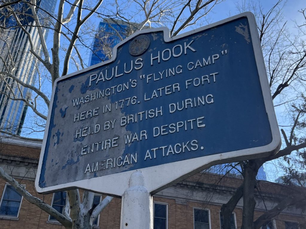 PAULUS HOOK REVOLUTIONARY WAR MEMORIAL MAKER