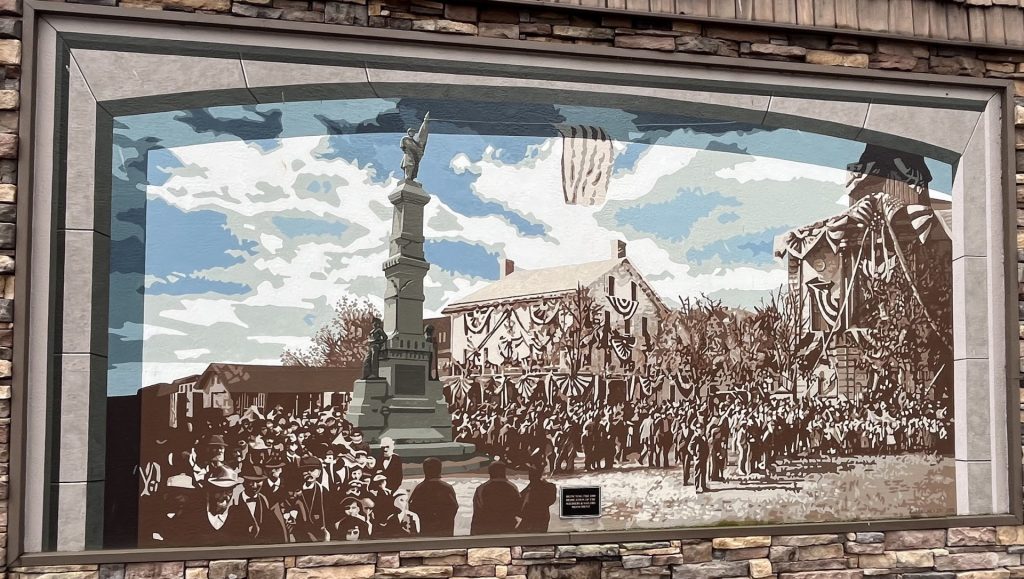 PERRY COUNTY SOLDIERS & SAILORS MONUMENT 1898 MURAL DEDICATION