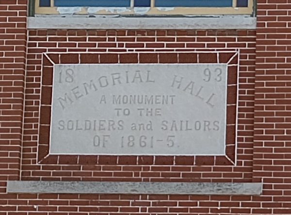 PORTER COUNTY MEMORIAL HALL STONE