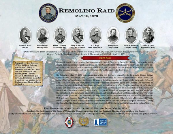 REMOLINO RAID WAR MEMORIAL PLAQUE
