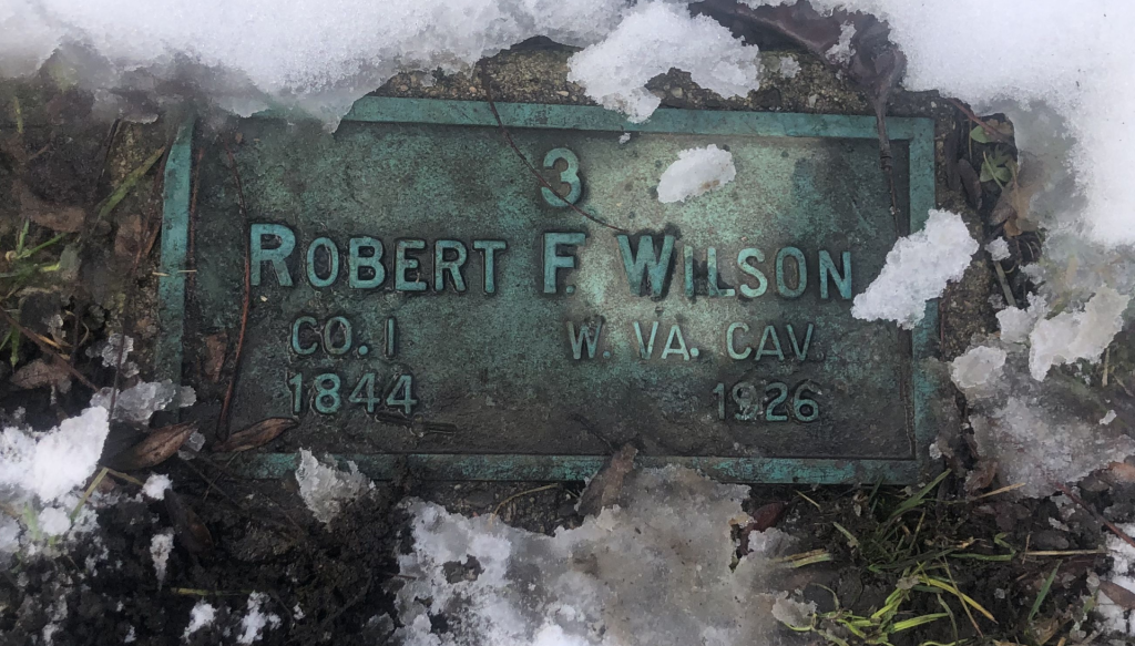ROBERT F. WILSON WAR MEMORIAL CEMETERY STONE