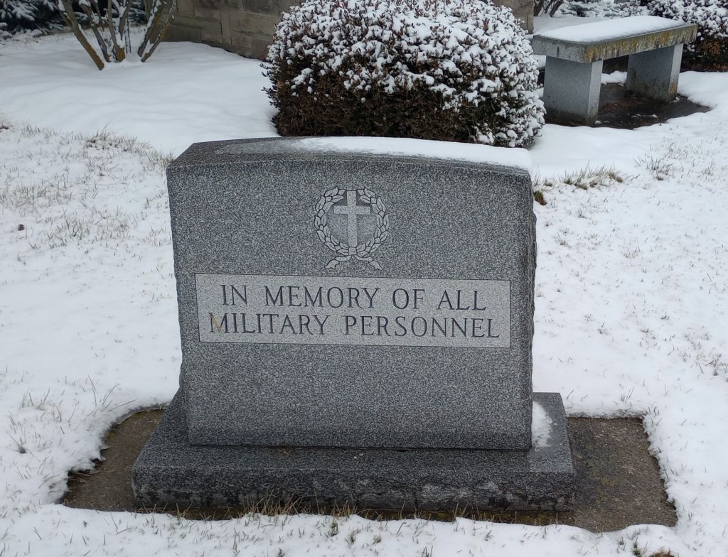 SAINT MARYS CEMETRY, OH VETERANS MEMORIAL