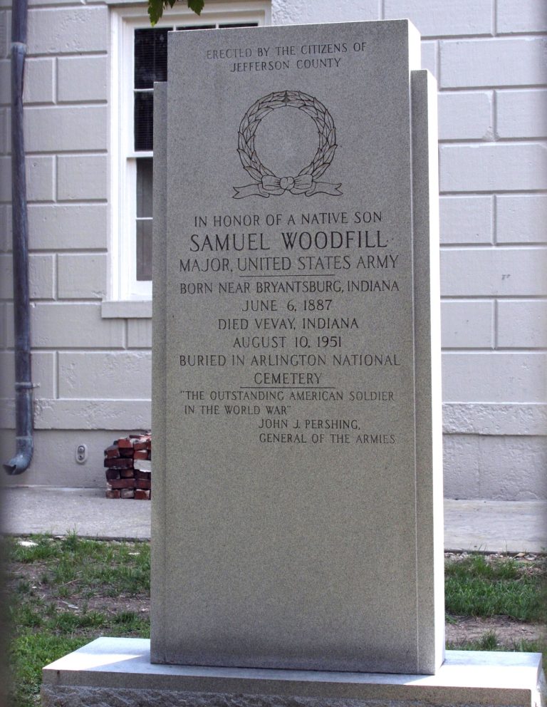 SAMUEL WOODFILL MAJOR UNITED STATES ARMY MEDAL OF HONOR MEMORIAL