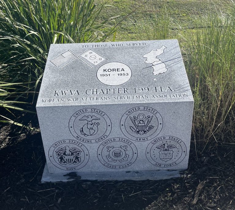 SARASOTA NATIONAL CEMETERY KOREA 1951-1953 WAR MEMORIAL