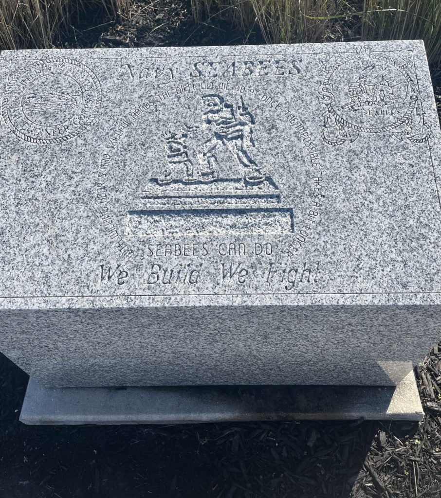 SARASOTA NATIONAL CEMETERY NAVY SEABEES WAR MEMORIAL