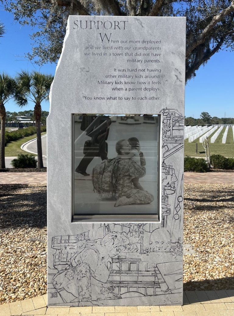 SARASOTA NATIONAL CEMETERY VETERANS MEMORIAL STONE A