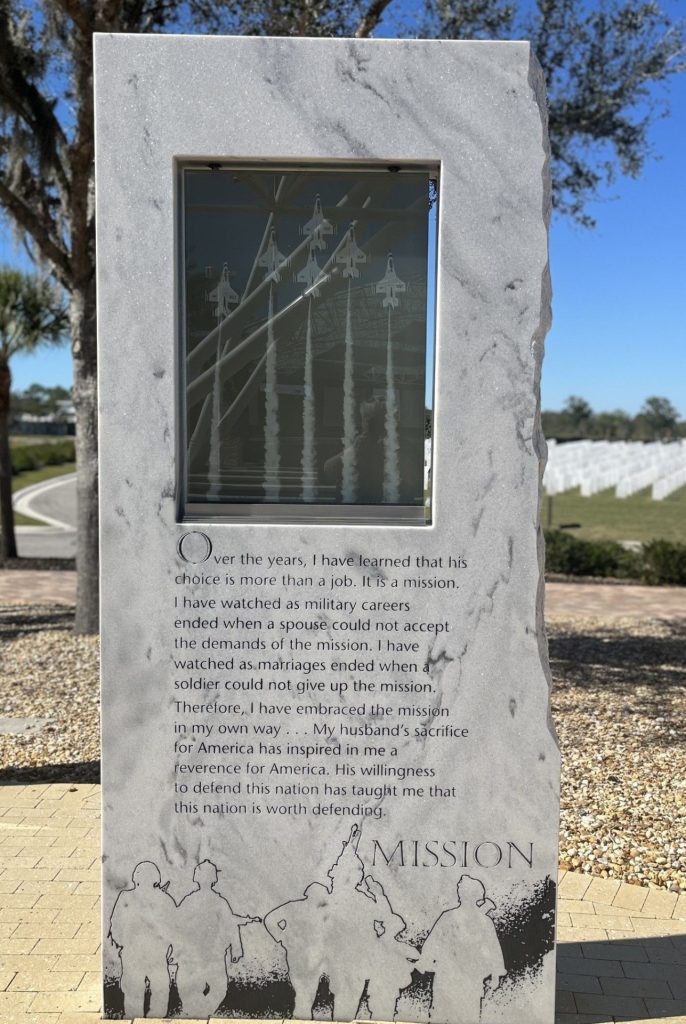 SARASOTA NATIONAL CEMETERY VETERANS MEMORIAL STONE B