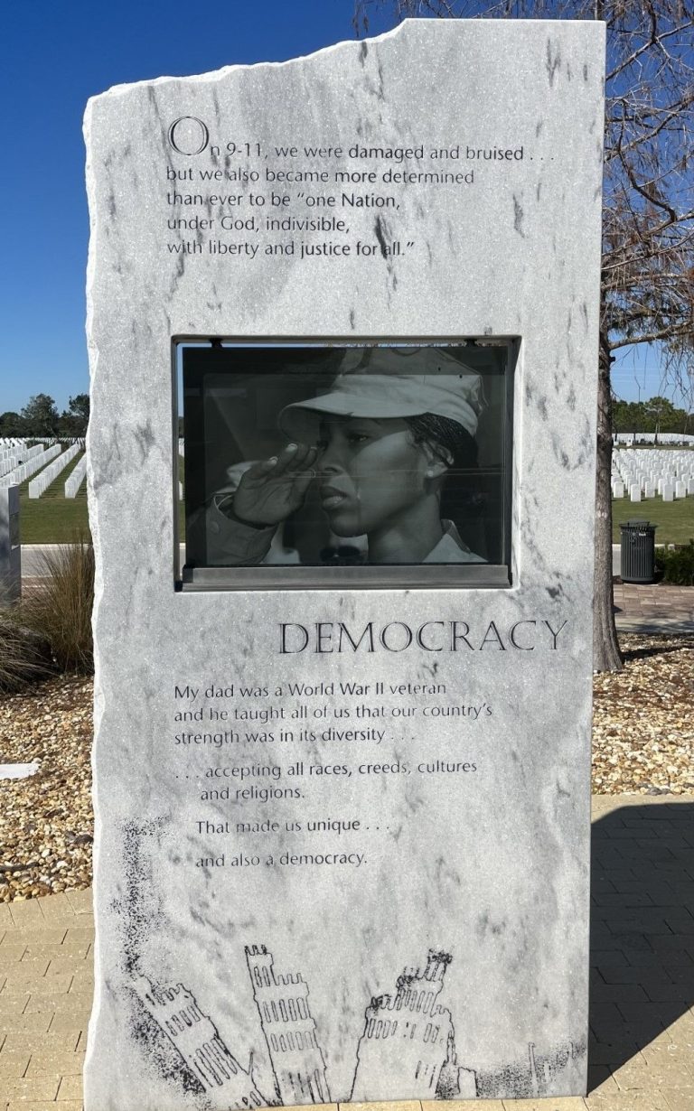 SARASOTA NATIONAL CEMETERY VETERANS MEMORIAL STONE G