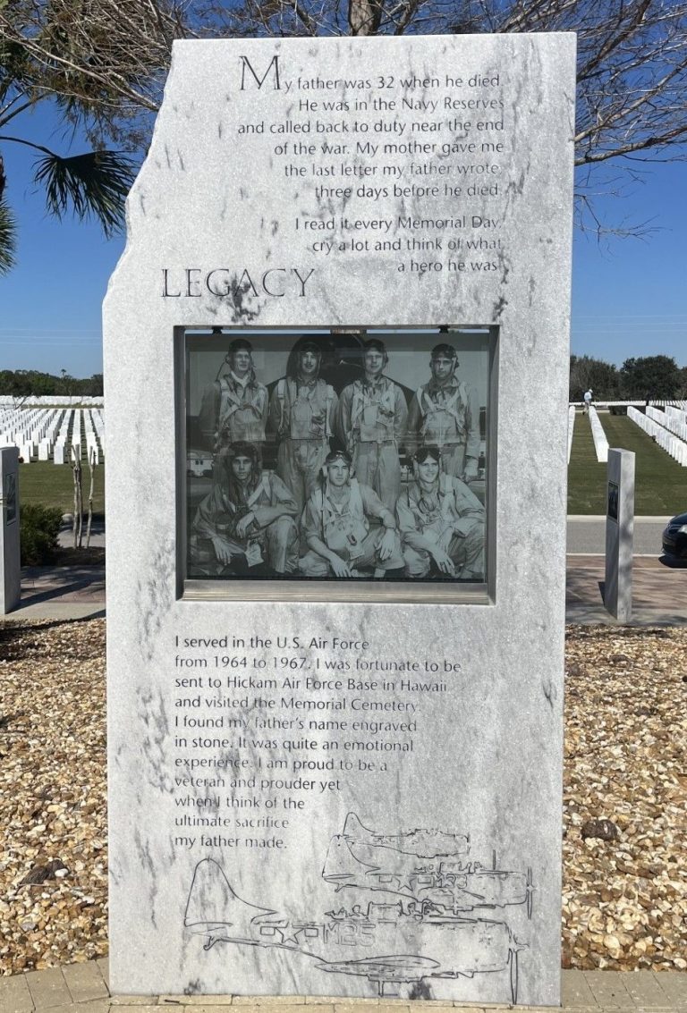 SARASOTA NATIONAL CEMETERY VETERANS MEMORIAL STONE I
