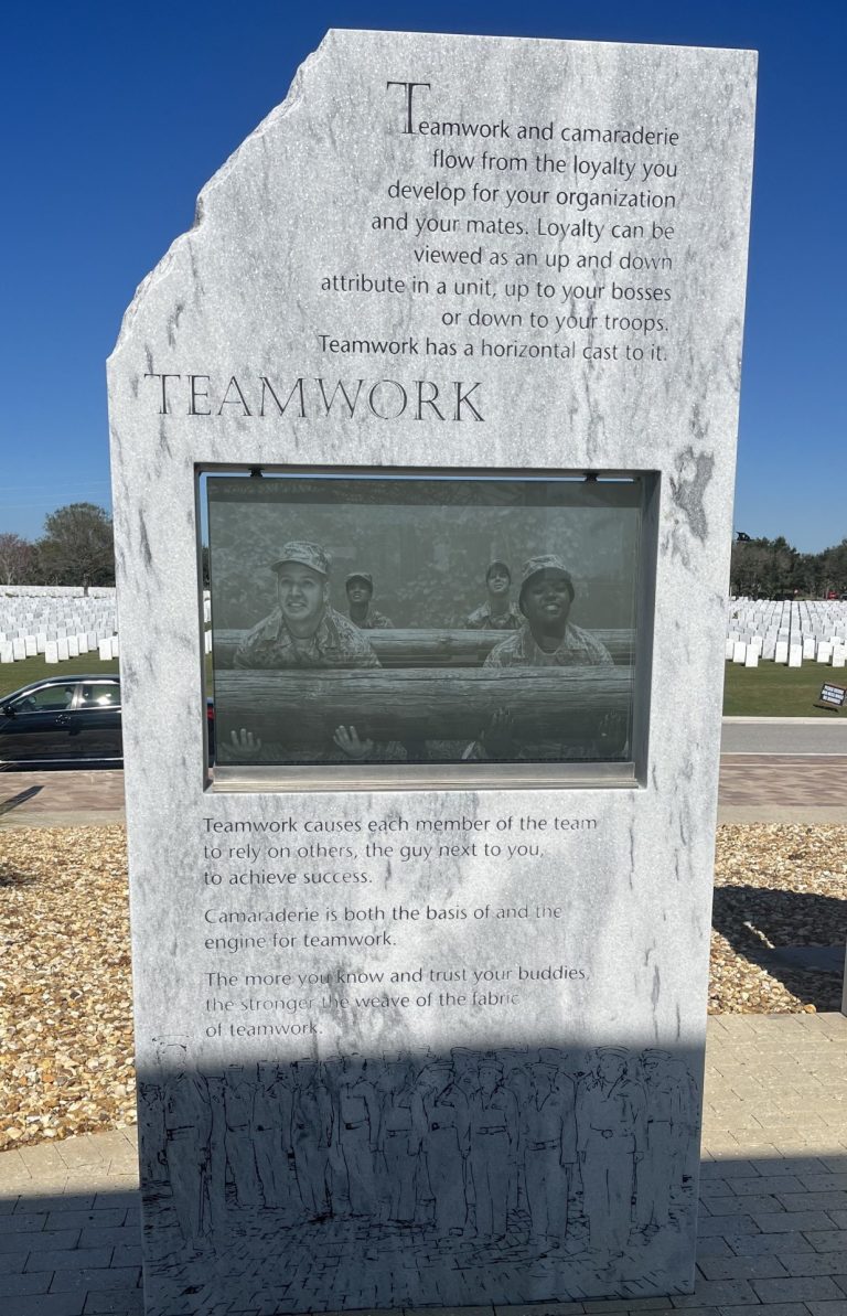 SARASOTA NATIONAL CEMETERY VETERANS MEMORIAL STONE K